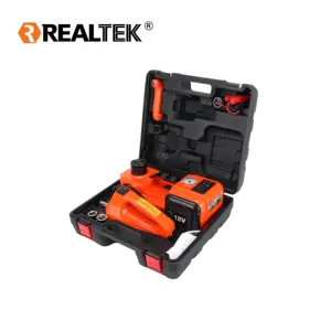 Realtek thuận tiện xe công cụ xách tay 12V Xe điện thủy lực tầng Jack Kit với tác động cờ lê Bộ