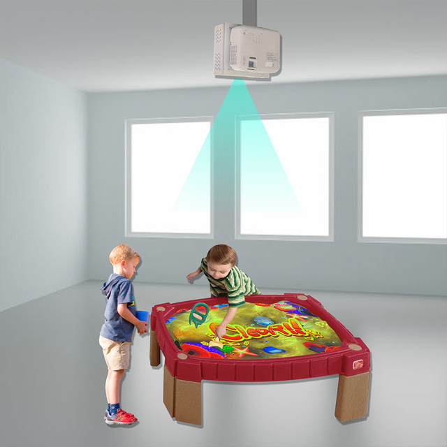 VR Game Machine Interactive Sand Table Projection Sandbox Indoor Interactive Projector Games Amusement Park