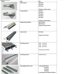 मध्य पूर्व बाजार निर्माण सामग्री प्रोफाइल स्टील गैल्वेनाइज्ड स्टील सी स्टड 0.4 मिमी - Product Image 5