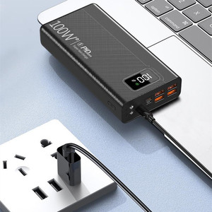 เครื่องชาร์จ แบตเตอรี่ และอุปกรณ์จ่ายไฟ 22.5W 40000mAh ชาร์จเร็ว พาวเวอร์แบงค์สำหรับแล็ปท็อปพลังงานสูง PD + 4 พอร์ต USB - Product Image 4