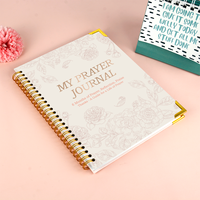 Journal de planificateur de prière imprimé B5 personnalisé Manifestation inspirante Affirmation Bible Gratitude Soins personnels Cahier de bien-être
