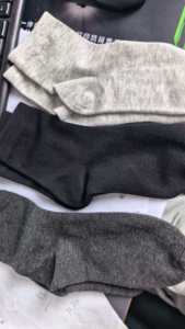 Calzini Classici in Cotone per Ufficio da Uomo, Traspiranti, Taglia Unica, Calzini Corti a Tinta Unita, Casual, per la Primavera - Vendita all'Ingrosso - Product Image 4