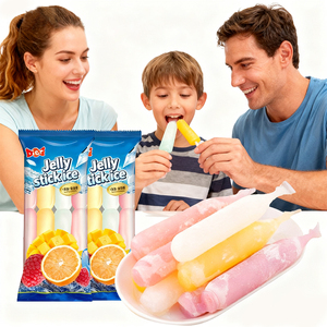 Bonbons vente en gros marque privée personnalisée sac de glace en bâton d'acide lactique glace pilée boisson aux fruits Halal gelée de saveurs de fruits assorties - Product Image 6