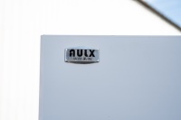 Congélateur vertical à deux portes en acier inoxydable, congélateur électrique à double porte pour usage domestique, fournisseur fabricant