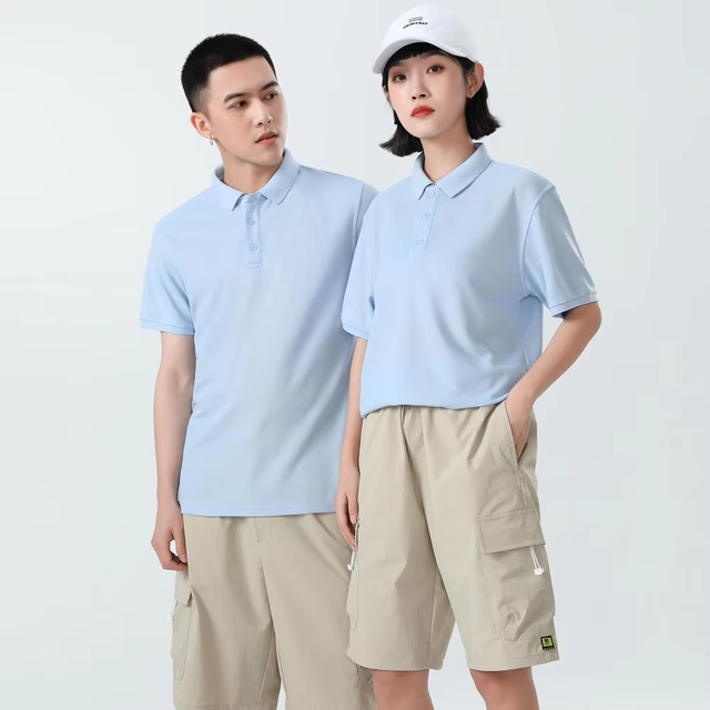 Wholesale Unisex Work Uniforms Custom Logo Printed Breathable Cotton Polo Shirt Tennis Sports Golf Loose Fit Terry Fabric Men