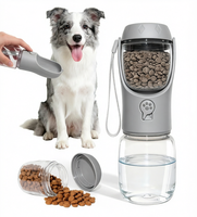 Bouteille d'eau portable pour chien, récipient alimentaire, anti-fuite, sans BPA, écologique, avec couvercle, bol d'eau de voyage pour chiot, essentiels pour la promenade