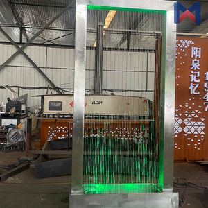 Новый тренд: уличный настенный фонтан-водопад из кортеновской стали в восточном стиле, устойчивый к погодным условиям, с настраиваемым цветом, для бассейна и сада - Product Image 6