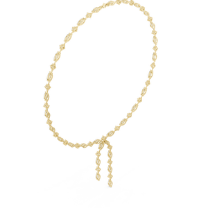 Collier Y en diamants marquise et ronds de qualité supérieure pour femme, ensemble de bijoux pour mariage et soirée, disponible à prix abordable - Product Image 3