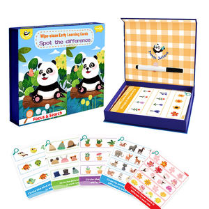 Cartes d'apprentissage précoce réutilisables pour tout-petit, stylo d'entraînement au contrôle, papier réutilisable pour enfants, jouets de <span class=keywords><strong>jeu</strong></span> de cerveau - Product Image 3