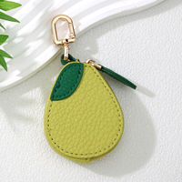 Nouveau style tendance : Porte-clés en forme de pomme de style européen – Décoration de sac mignonne et branchée