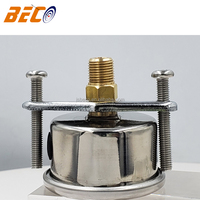 1.5inch Dial Glycerin Pressure Gauge 0-100Psi/7Bar Air Compressor Pressure Gauge with Bracket