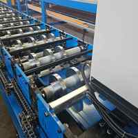 Machine de formage à rouleaux pour revêtement mural personnalisé, production de panneaux de façade métalliques, ligne de production pour projets d'exportation