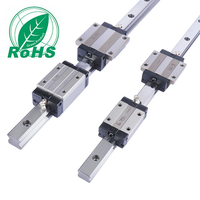 Rieles Lineales CNC HIWIN de Repuesto 1:1 HGR15 HGR20 HGR25 HGR45 con Bloque Deslizante y Rodamiento de 1500mm Rexroth para Riel de Router CNC