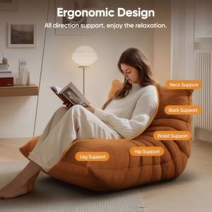 Modern Modüler Fasulye Torbası Kanepe Sıkıştırılabilir Puf Sünger Sandalye Apartman İçin Bölmeli Yatak Çerçevesiz Oturma Odası İçin Dinlenme Koltuğu - Product Image 1
