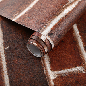 Carta da parati decorativa del Pvc di struttura del mattone 3D della decorazione della casa Mobile di 45*500cm - Product Image 5