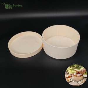 Boîte en bois ronde de qualité supérieure, <span class=keywords><strong>prix</strong></span> d'usine, vente en gros, plusieurs tailles disponibles, écologique, personnalisable, petite boîte d'emballage pour desserts B2B - Product Image 1