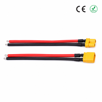 Câble de connexion XT30 mâle-femelle à tête unique 18AWG pour modèle RC, câble d'extension LiPo 10/15cm