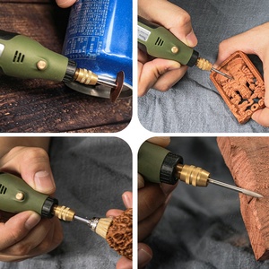 <span class=keywords><strong>Mini</strong></span> <span class=keywords><strong>amoladora</strong></span> de taladro eléctrico de 3,7 V, herramienta rotativa inalámbrica ajustable de 3 velocidades, accesorios <span class=keywords><strong>Dremel</strong></span> para pluma de grabado de lijado DIY - Product Image 3