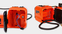 Kit de cric électrique pour voiture de 5 tonnes 12V avec clé hydraulique, pompe à air et lumière LED pour la réparation automobile en extérieur