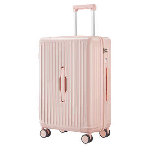 Maleta de Viaje Yongsheng de 28 Pulgadas Resistente a Impactos, con 4 Ruedas, Cierre de Cremallera, Diseño Duradero con Rayas, Otoño 2024 - Product Image 3