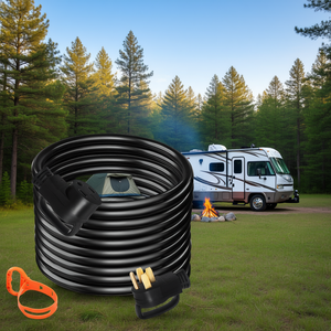 Cable de Extensión para RV de 50 Amperios y 36 Pies, Cable de Alimentación de Cobre Resistente para Remolques, Autocaravanas y Campers con Enchufe Nema y Conector C20 - Product Image 2
