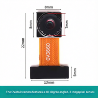 Nouvelle version de la carte de développement ESP32-CAM WiFi double mode avec caméra HD OV3660 2MP, détection de visage et reconnaissance visuelle IA