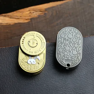 MIX Angry Rabbit Fidget Push, Deslizador Mecánico, Juguete Antiestrés de Metal para Adultos, EDC, para el TDAH, Alivio de la Ansiedad y el Estrés, Juguete de Escritorio - Product Image 4