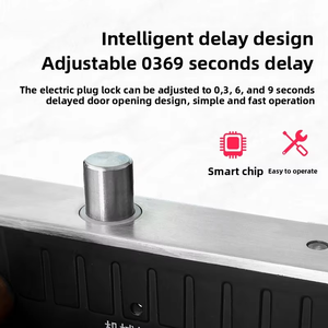 12V/24V blocco elettrico di controllo elettromagnetico interruttore a chiave di accesso chiavistello per porta stato normale chiuso - Product Image 3