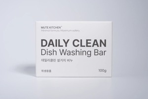Mute Kitchen Daily Clean Eco-Friendly Solid Dish Soap Bar Food Grade Handmade 50%-80% Active Ingredients Unscented - Product Image 1