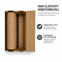 Coussin en papier kraft pliable résistant et enduit, antichoc, écologique, biodégradable, recyclable, pour emballage
