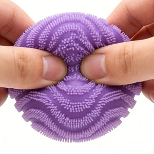Nouveau Schylling Noodh Nice Pompom Mini Jouet Anti-Stress en Silicone à Presser, Balle Anti-Pression en Forme de Sphère, Jouets de Pâques - Product Image 6