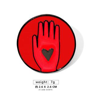 アニメゴールドハードラペル金属シリアパレスチナカスタムエナメルピンデザイナーファッション女性ブローチ高級ジムキャップヒジャーブネームバッジ - Product Image 6