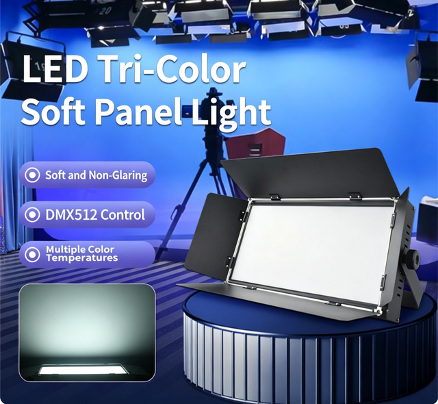 DMX512 Theater Stage Surface Trichromatic Light White 4-6CH LED IP33 CRI95 Meeting Room Multi-Function Hall Broadcast Studio