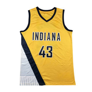 <span class=keywords><strong>Maglia</strong></span> da basket premium degli Indiana Pacers # 0 # 31 # <span class=keywords><strong>Maglia</strong></span> da basket <span class=keywords><strong>NBA</strong></span> da tifoso stile club di alta qualità, traspirante e cucita - Product Image 4