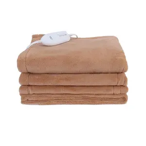 High Quality Blanket Electric 4 Settings 1-10h Adjustable Timer Machine Washable for Bedroom