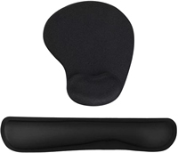 Repose-poignet en mousse à mémoire de Offres Spéciales pour clavier d'ordinateur portable repose-poignet de clavier économique + ensemble de tapis de souris