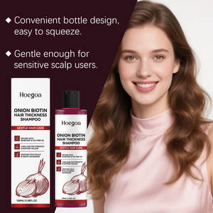 Onion Biotin Shampoo Gently Cleanses, Adds Volume, <strong>Moisturises</strong> and Smooths Hair, Providing Refreshing Care - Product Image 4
