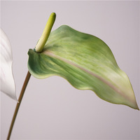Hoogwaardig, zacht aanvoelend, hydraterend Anthurium zacht rubberen bloemstuk in Morandi-stijl