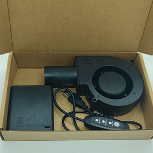 DC 12V 24V 9733 ミニターボブロワーファン 97x95x33mm 3段階速度調整 バーベキュー炭火コンロ用送風機 - Product Image 2