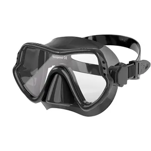 Professional china wholesale environmental tempered glass underwater swimmer sports scuba diving mask for adult and kids