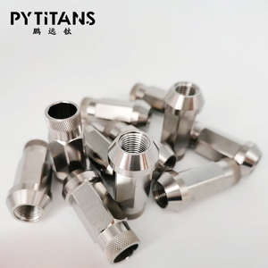 High Quality <strong>Nuts</strong> M14*1.5*48 Gr5 Titanium Alloy Wheel Hub <strong>Lug</strong> <strong>Nut</strong> Bolt by PYTITANS - Product Image 1