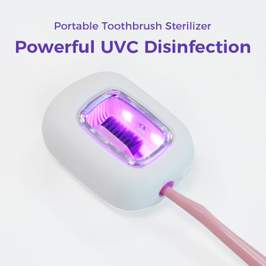 Stérilisateur UV portable pour brosses à dents, rechargeable 450 mAh, boîte de désinfection pour brosses à dents avec chargement USB pour la maison et les voyages - Product Image 2