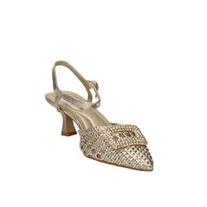 Xti Donna Slingback 145431 Or Talon 6 cm Taille 35 Escarpins - Product Image 4