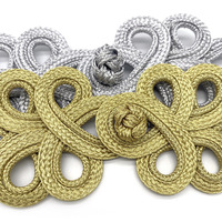 Grands boutons de décoration artisanale traditionnelle classique grenouille chinoise boutons de fermeture noeud attache pour costumes Cheongsam Tang