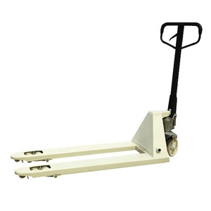 हुगो 5000 किलो 3 टन नायलॉन व्हील पार्ट्स हैंड पैलेट ट्रक ट्रॉली - Product Image 3