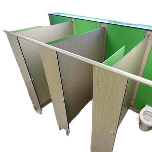 Système de cloisons de toilettes en <span class=keywords><strong>stratifié</strong></span> compact phénolique HPL, design moderne, étanche - Product Image 1