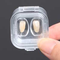 Caja de Almacenamiento para Carillas Dentales SUNSHING, Estuche Transparente para Prótesis Dentales con Membrana Elástica para Coronas y Dientes Postizos