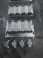 Machine automatique de fabrication de bouteilles d'eau en PET DEG-3L, cylindre rotatif AirTac, moulage par étirage-soufflage à 2 cavités, diamètre maximal de 350 mm