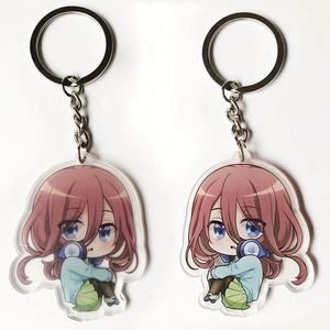 Personnalisation de porte-clés en époxy acrylique, impression de cadeaux de dessins animés, style animation, personnalisation de porte-clés holographique - Product Image 4
