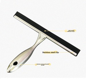 Limpiacristales <span class=keywords><strong>de</strong></span> acero inoxidable <span class=keywords><strong>para</strong></span> el hogar y baño, herramienta <span class=keywords><strong>de</strong></span> limpieza <span class=keywords><strong>de</strong></span> <span class=keywords><strong>ventanas</strong></span> y espejos, 10 y 12 pulgadas, <span class=keywords><strong>para</strong></span> puertas <span class=keywords><strong>de</strong></span> vidrio - Product Image 6